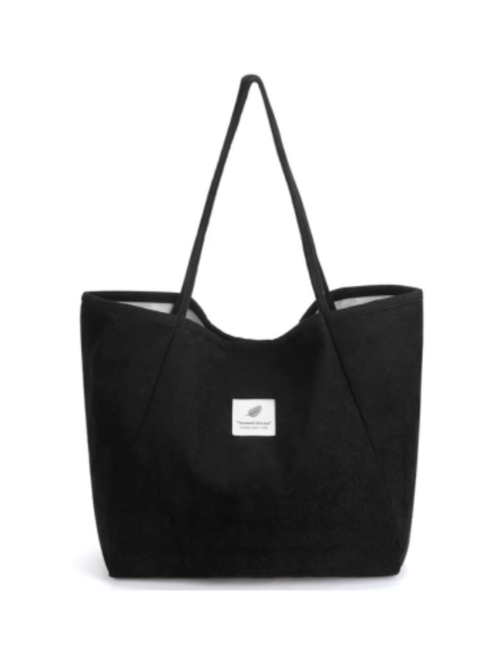 Gocvo Corduroy Tote Bag, Extra Large Tote Bag for Women, Soft and Lightweight La